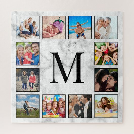 白大理石石模様 ジグソーパズル (縦)