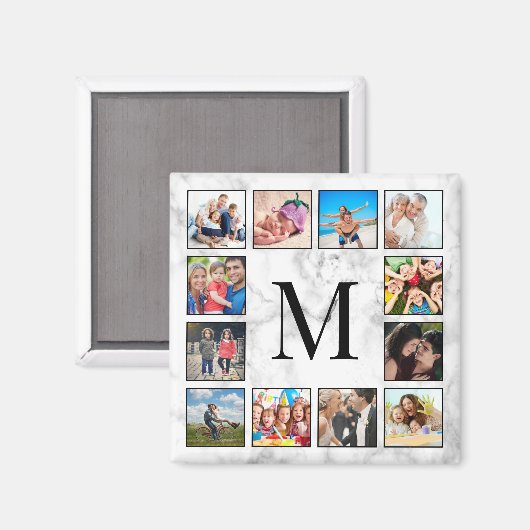 白大理石石模様 マグネット (正面/裏面)