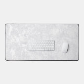 白大理石石膏テクスチャ デスクマット (キーボード&マウス)