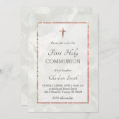 白大理石第一聖餐式 招待状 (正面/裏面)