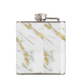 白大理石質及び金ゴールドグリッター フラスク (裏面)