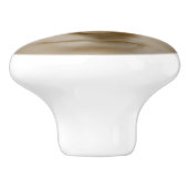 白大理石顔彫刻 – Museum Art C セラミックノブ (側面)