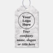 白大理石 ギフトタグ (正面)