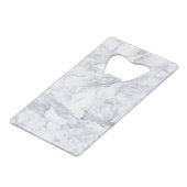 白大理石 クレジットカード栓抜き (裏面アングル)