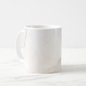 白大理石 コーヒーマグカップ (正面左)