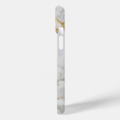 白大理石 ゴールドラメ モノグラム Case-Mate iPhoneケース (裏面 / 左)