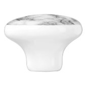 白大理石 セラミックノブ (側面)