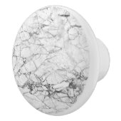 白大理石 セラミックノブ (右)