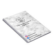 白大理石 ノートブック (右側)