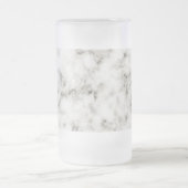 白大理石 フロストグラスビールジョッキ (中央)