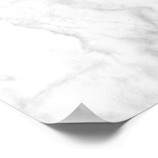 白大理石 ポスター (角)