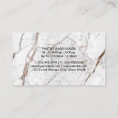 白大理石 |ミキシングマシン 名刺 (裏面)