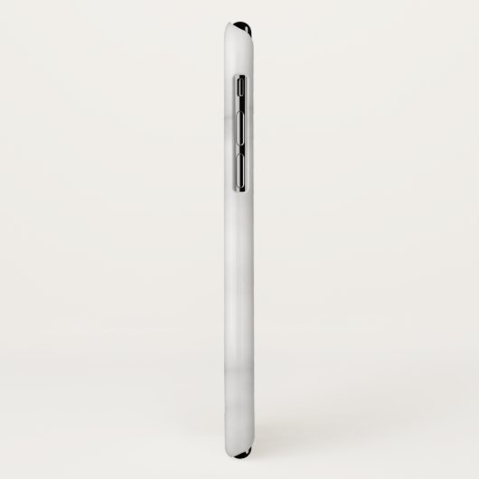 白大理石(モノグラパーソナライズされたムと名前付き) Case-Mate iPhoneケース (裏面/左)