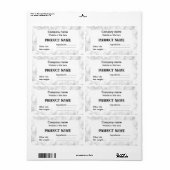 白大理石 ラベル (フルシート)