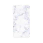 白大理石 ラベル (正面)