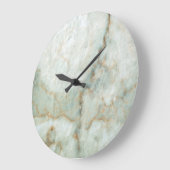 白大理石 ラージ壁時計 (傾斜)