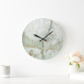 白大理石 ラージ壁時計 (ホーム)
