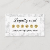 白大理石 ロイヤリティカード (正面)