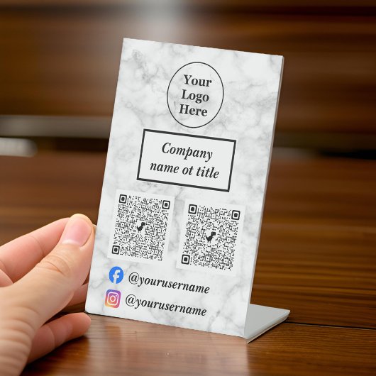 白大理石 台座サイン