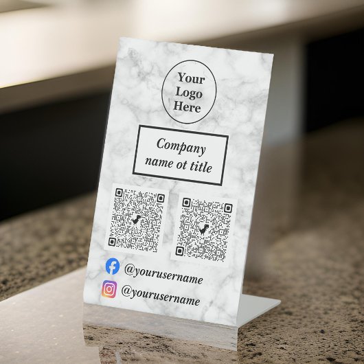 白大理石 台座サイン