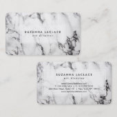 白大理石 名刺 (正面/裏面)