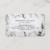 白大理石 名刺 (裏面)