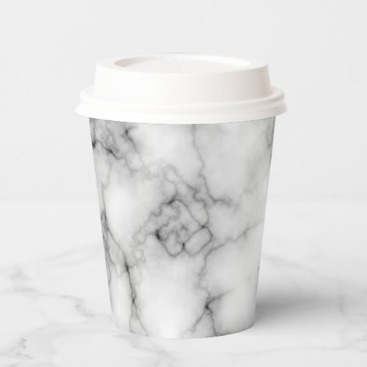 白大理石 紙コップ (左)