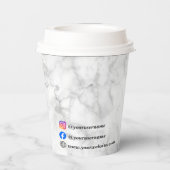 白大理石 紙コップ (裏面)
