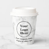 白大理石 紙コップ (正面)