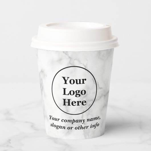 白大理石 紙コップ (正面)