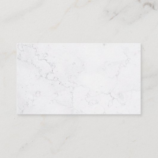 白大理石 |鍵 名刺 (裏面)