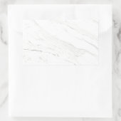 白大理石 長方形シール (バッグ)