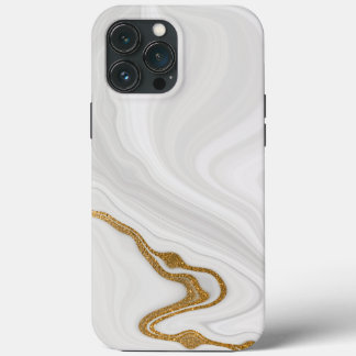 白大理石 iPhone 13 PRO MAXケース