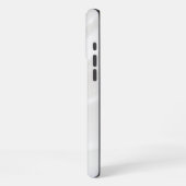 白大理石 iPhoneケース (左側面)