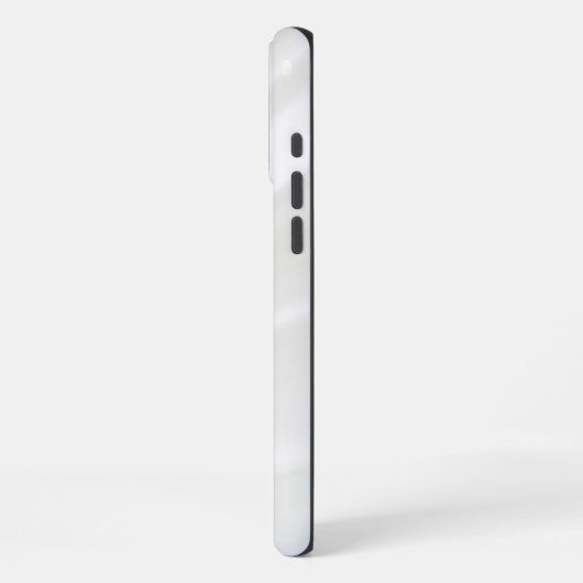 白大理石 iPhoneケース (左側面)