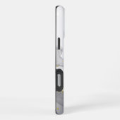 白大理石 iPhoneケース (右側面)