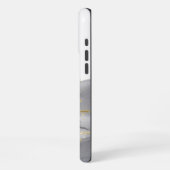 白大理石 iPhoneケース (左側面)