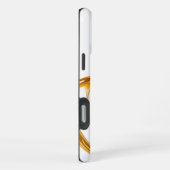 白大理石 iPhoneケース (右側面)