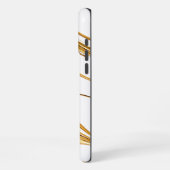 白大理石 iPhoneケース (左側面)