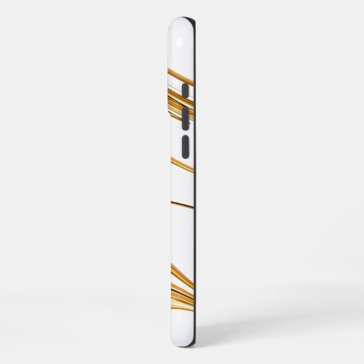 白大理石 iPhoneケース (左側面)