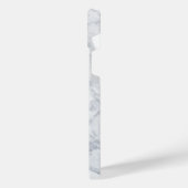 白大理石 iPhoneケース (左側面)