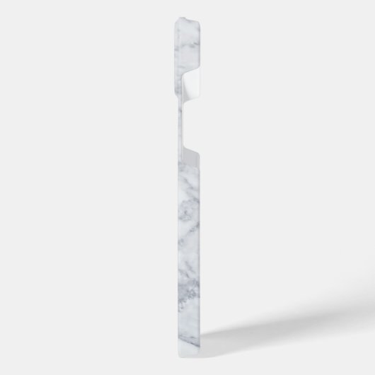 白大理石 iPhoneケース (左側面)