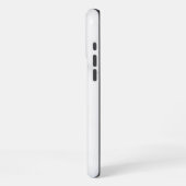 白大理石 iPhoneケース (左側面)