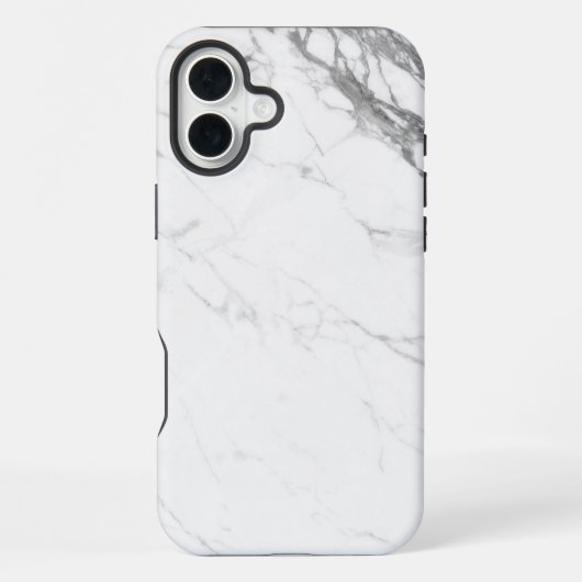白大理石 iPhoneケース (裏面)