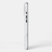 白大理石 iPhoneケース (左側面)