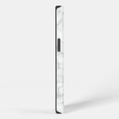白大理石 iPhoneケース (右側面)