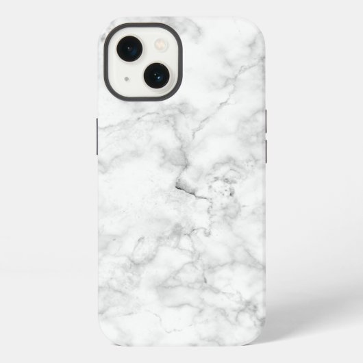 白大理石 iPhoneケース (裏面)