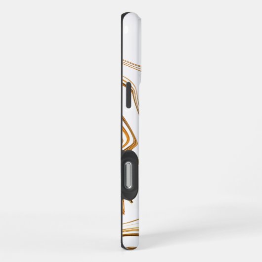 白大理石 iPhoneケース (右側面)