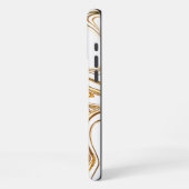 白大理石 iPhoneケース (左側面)