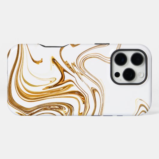 白大理石 iPhoneケース (裏面横)